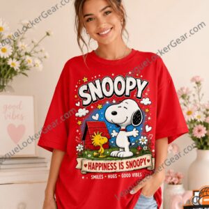 Snoopy Happiness Is Snoopy Stay Happy T-Shirt