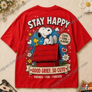 Snoopy Happiness Is Snoopy Stay Happy T-Shirt