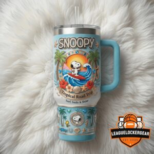 Snoopy Tropical Road Trip Summber Vibes 2026 Tumbler