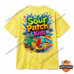 Sour Patch Kids Summer Beach Skateboarding T-Shirt