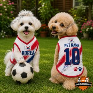 Korea National Football Team World Cup 2026 Custom Pet Jersey