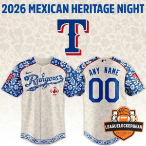 Texas Rangers 2026 Mexican Heritage Night Baseball Jersey