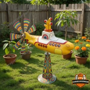 The Beatles Yellow Submarine Garden Wind Spinner