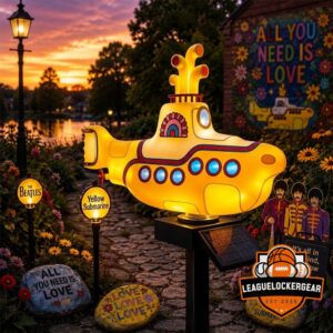 The Beatles Yellow Submarine Solar Garden Light