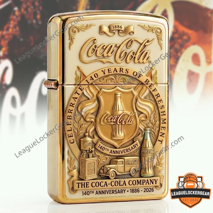 Coca-Cola 140th Anniversary 1886-2026 Zippo Lighter - LeagueLockerGear
