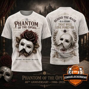 The Phantom of the Opera 40th Anniversary 1986-2026 T-Shirt