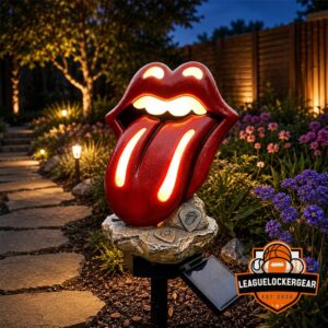 The Rolling Stones 62nd Anniversary Solar Garden Stake Light