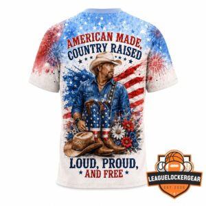 Toby Keith American Made Country Raised 1776 Patriotic T-Shirt