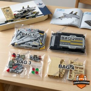 Top Gun 40th Anniversary 1986-2026 Building Blocks Display Set