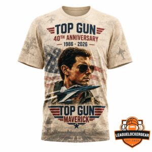 Top Gun Maverick 40th Anniversary 1986-2026 T-Shirt