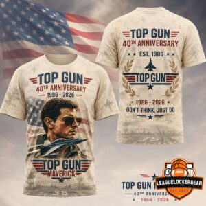 Top Gun Maverick 40th Anniversary 1986-2026 T-Shirt