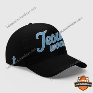 University of North Carolina Tar Heels Jesus Won Baseball T-Shirt