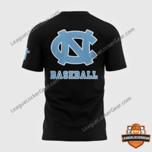 University of North Carolina Tar Heels Jesus Won Baseball T-Shirt