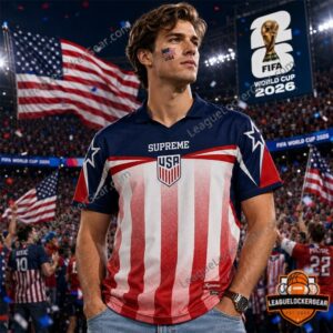 USA Soccer Supreme FIFA World Cup 2026 Polo Shirt