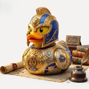 World of Warcraft Alliance 20 Years Rubber Duck
