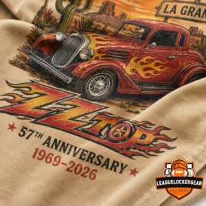 ZZ Top 57th Anniversary Gimme All Your Lovin' La Grange T-Shirt