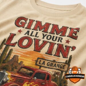 ZZ Top 57th Anniversary Gimme All Your Lovin' La Grange T-Shirt