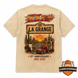 ZZ Top 57th Anniversary Gimme All Your Lovin' La Grange T-Shirt