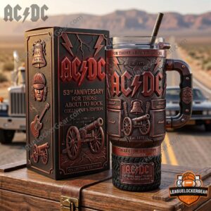 AC/DC 53rd Anniversary For Those About To Rock Tumbler