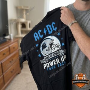 AC/DC Carolina Panthers Power Up Tour 2026 T-Shirt