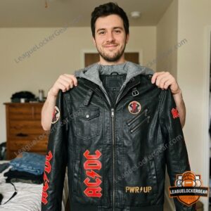 AC/DC PWR UP 2026 Leather Jacket