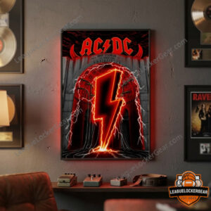 AC/DC PWR UP Tour 2026 Ohio Stadium Poster
