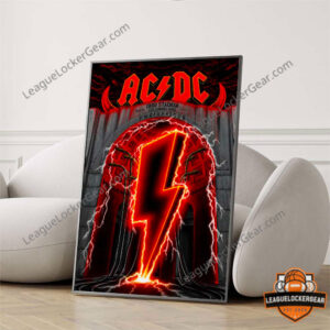 AC/DC PWR UP Tour 2026 Ohio Stadium Poster