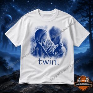 Blue Twin Alien 2026 T-Shirt