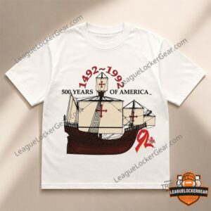 Shia LaBeouf Christopher Columbus 1492-1992 500 Years of America Ship T-Shirt