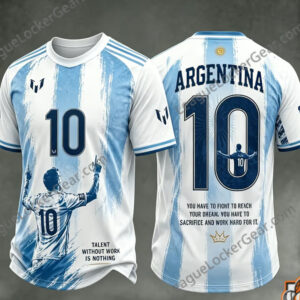 Argentina World Cup 2026 Lionel Messi Motivational Quote T-Shirt