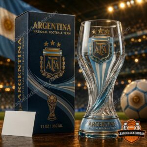 Argentina World Cup 2026 Trophy Beer Glass