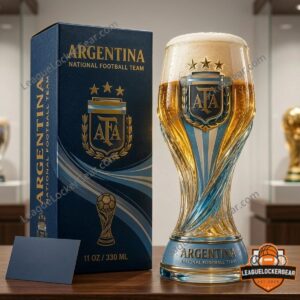 Argentina World Cup 2026 Trophy Beer Glass