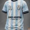 Argentina VAMOS ARGENTINA Football Spirit Vintage T-Shirt