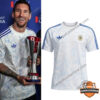 Argentina Messi 2026 World Cup Pre-Match Adidas White Jersey