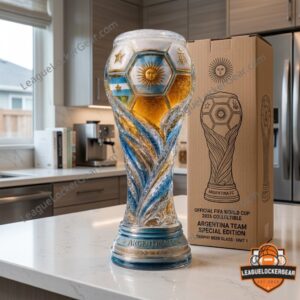 Argentina World Cup 2026 Winners Trophy Beer Glass