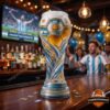 Argentina World Cup 2026 Winners Trophy Beer Glass