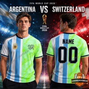 Argentina vs Switzerland FIFA World Cup 2026 Football Jersey