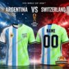Argentina vs Switzerland FIFA World Cup 2026 Football Jersey