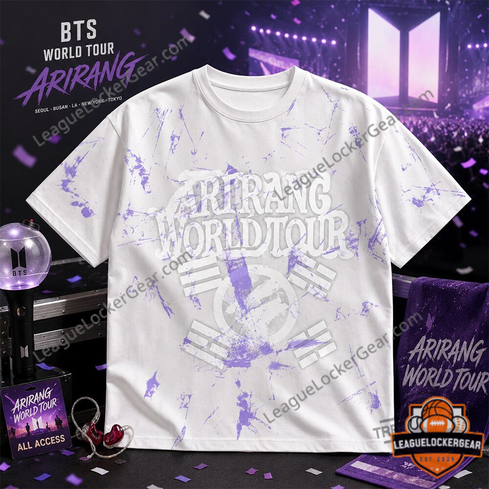 BTS Jin Arirang World Tour 2026 White Shirt - LeagueLockerGear