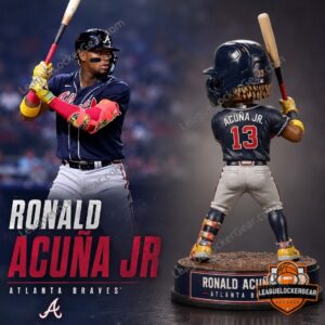 Atlanta Braves Ronald Acuña Jr. Bobblehead Figure