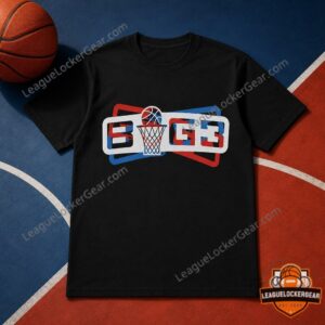 Ice Cube BIG3 All-Stars Logo Black T-Shirt