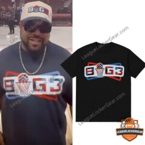 Ice Cube BIG3 All-Stars Logo Black T-Shirt