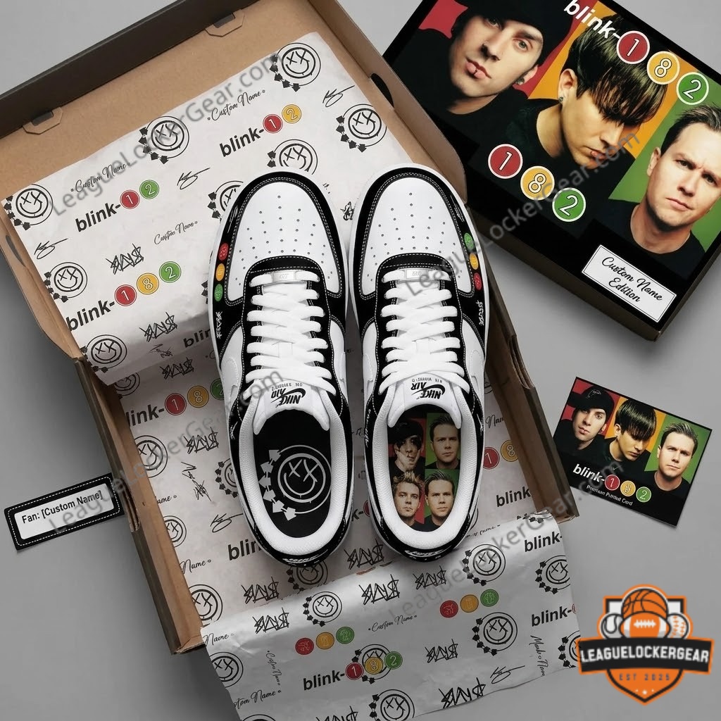 Blink-182 Missionary Impossible Tour Signature Custom Sneaker