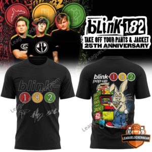 Blink-182 Take Off Your Pants & Jacket 25th Anniversary 2026 T-Shirt