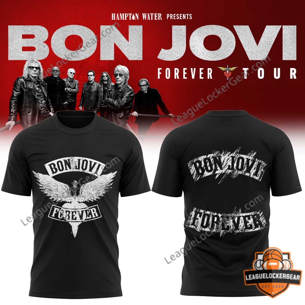 Bon Jovi Forever Tour Black T-Shirt