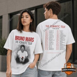 Bruno Mars The Romantic Tour 2026 T-Shirt