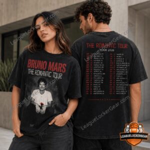 Bruno Mars The Romantic Tour 2026 T-Shirt