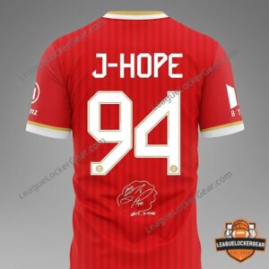 BTS FC Bayern Munich J-Hope World Tour Arirang Collaboration Jersey