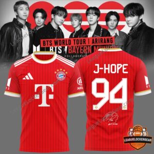 BTS FC Bayern Munich J-Hope World Tour Arirang Collaboration Jersey