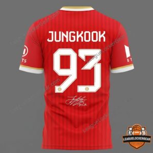 BTS FC Bayern Munich Jungkook Football Jersey